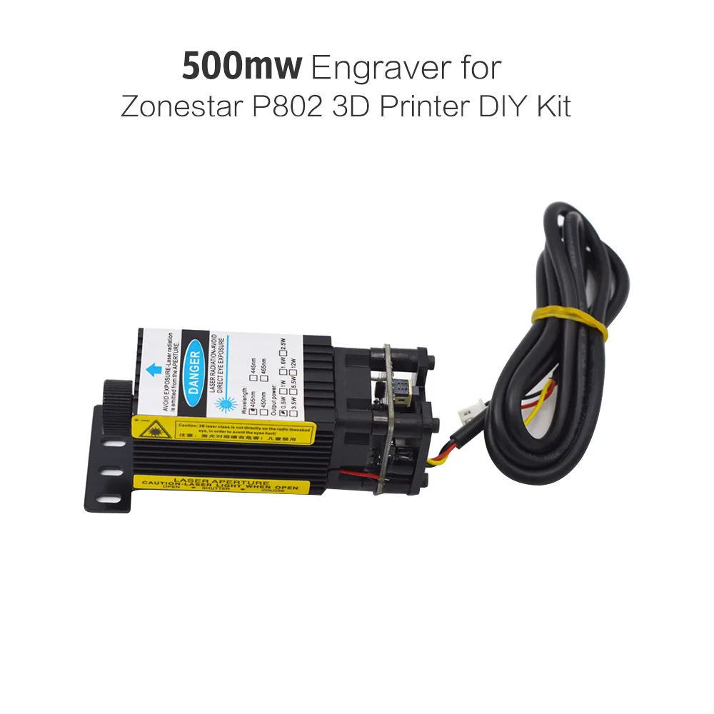 500 МВт ZONESTAR P802 3d принтер гравер резак Маркер Гравировальный Станок модуль DIY обновленный комплект