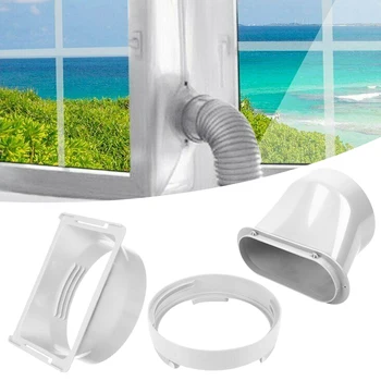 

Portable Air Conditioner Window Exhaust Duct Pipe Hose Interface Connector
