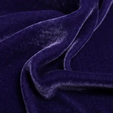 Темно-синий бархат ткань тутового шелка осень бархат платье костюм одежда подкладка