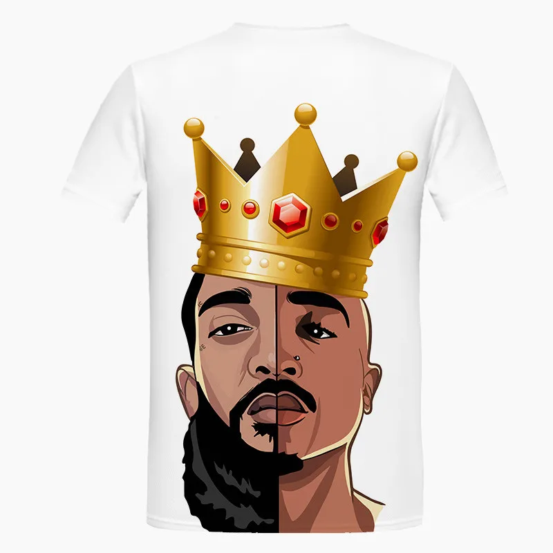 Новая летняя модная мужская и женская футболка Rapper 2pac Tupac 3d принт хип-хоп футболка s Повседневная крутая футболка для мужчин размера плюс 6XL