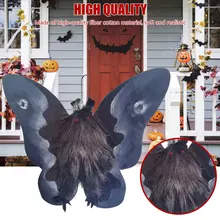 Poupée Mothman en peluche, jouets créatifs, poupées magiques en peluche avec des animaux aux yeux rouges brillants, poupée en peluche pour la décoration de la maison