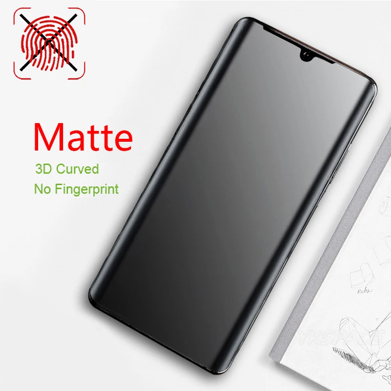 3D Full Cover Front Back Matte Hydrogel Film For Huawei Mate 20 X 30 P30 Pro Soft TPU Frosted Screen Protector No Fingerprint