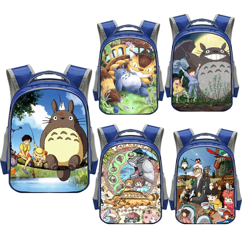 Милый рюкзак Totoro с рисунком кошки для детей дошкольного возраста сумка мальчиков