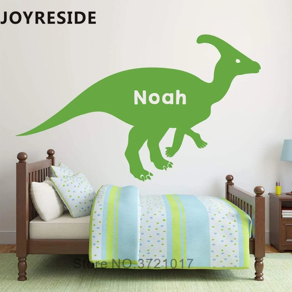 JOYRESIDE на заказ имя Dinasaur Наклейка стену для дома детская спальная игровая