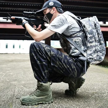 

Men's Military boot Combat Mens Ankle Boot Tactical Big Size Army Boot Male Shoes Safety Motocycle Boots Non-slip Hiking Shoes