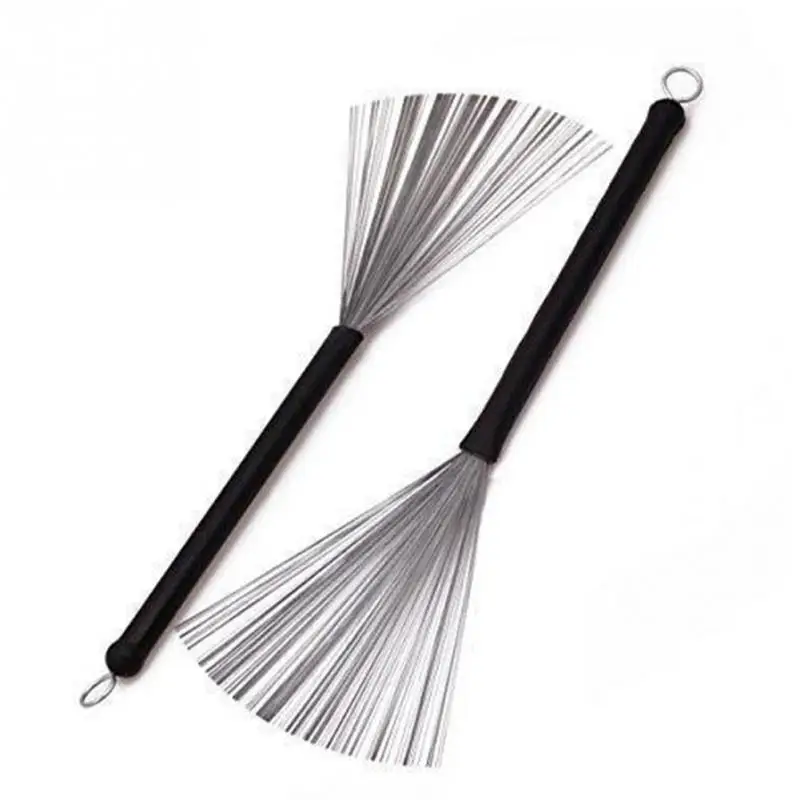 2PCS Retractable Musical Accessories For Jazz Drum Drum Stick Wire End Loop