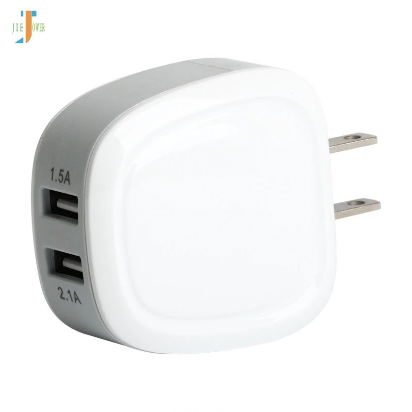 100 шт/партия универсальное 2 USB зарядное устройство дорожное настенное зарядное устройство адаптер портативное зарядное устройство для мобильного телефона для IPhone Android