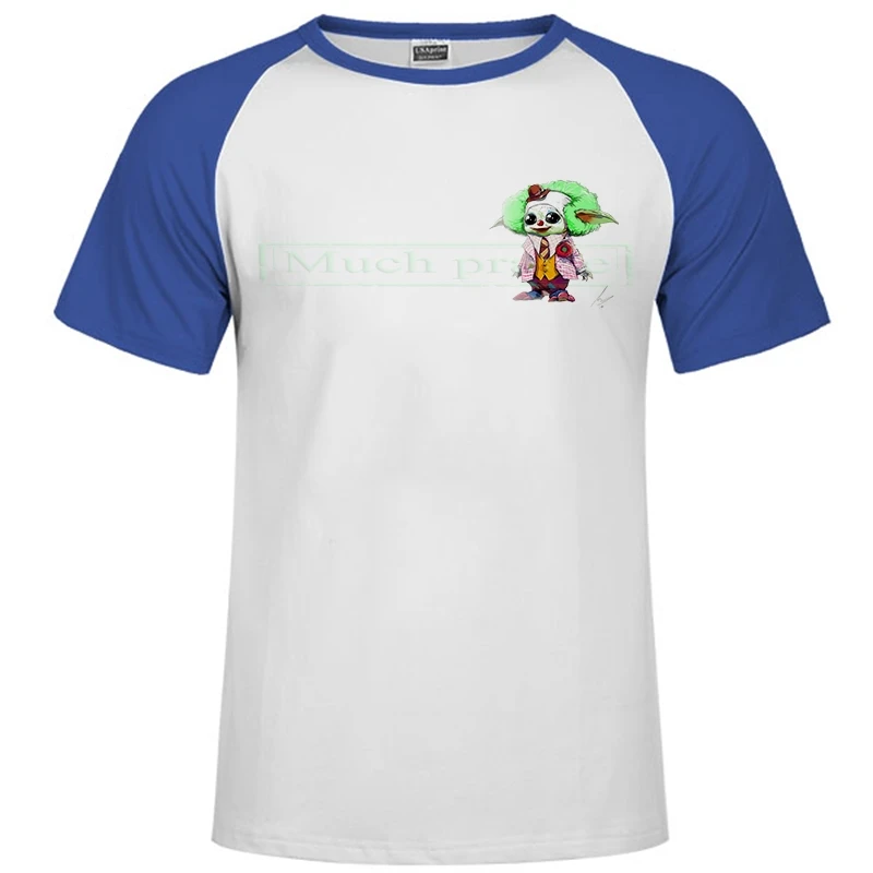 Raglan blue 257 Г. Йода, Футболка мужская, Звездные войны, мандалор, футболка унисекс, Покемон, мультфильм, ребенок, йода, милая Футболка Harajuku, хип-хоп, уличная одежда, тренажерный зал - Цвет: Raglan blue 257