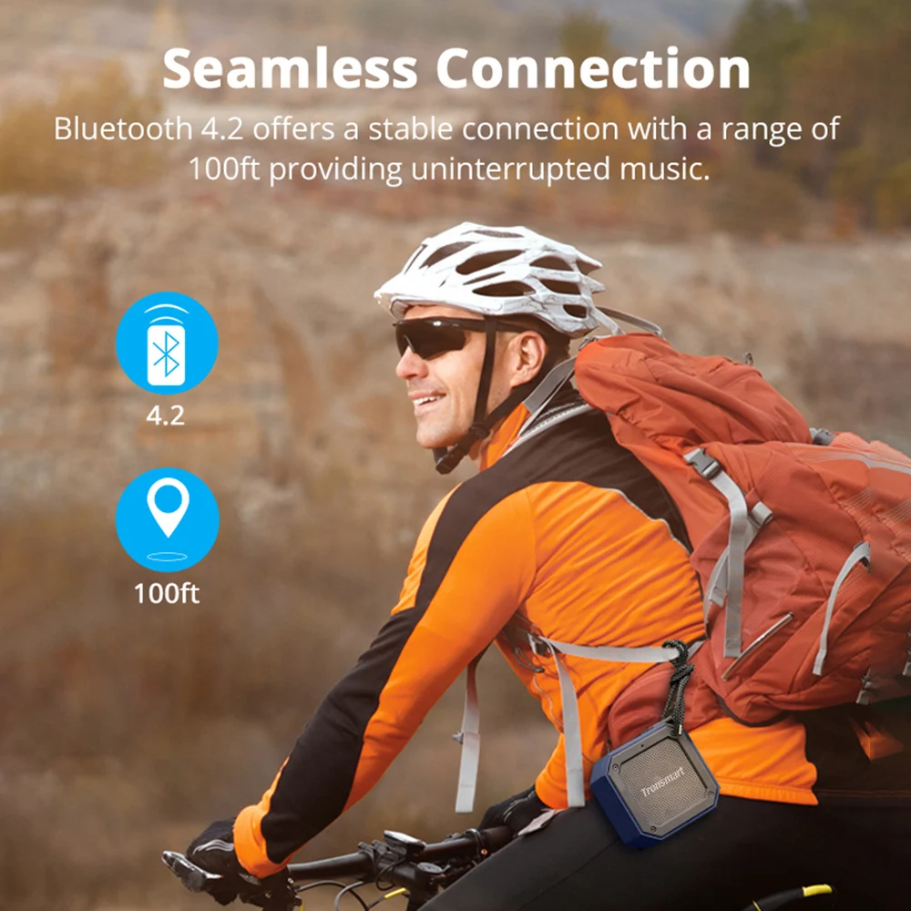 Tronsmart Element Groove(Force Mini) IPX7 водонепроницаемый Bluetooth динамик Портативный BT4.2 динамик TWS стерео звук беспроводной динамик