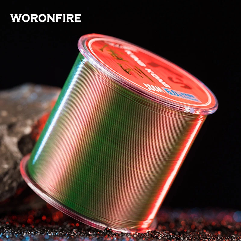 

500m Fluorocarbon Coating Fishing Line 0.8-12# Invisible Camouflage Wear resistant Speckle Rock Fishing Line