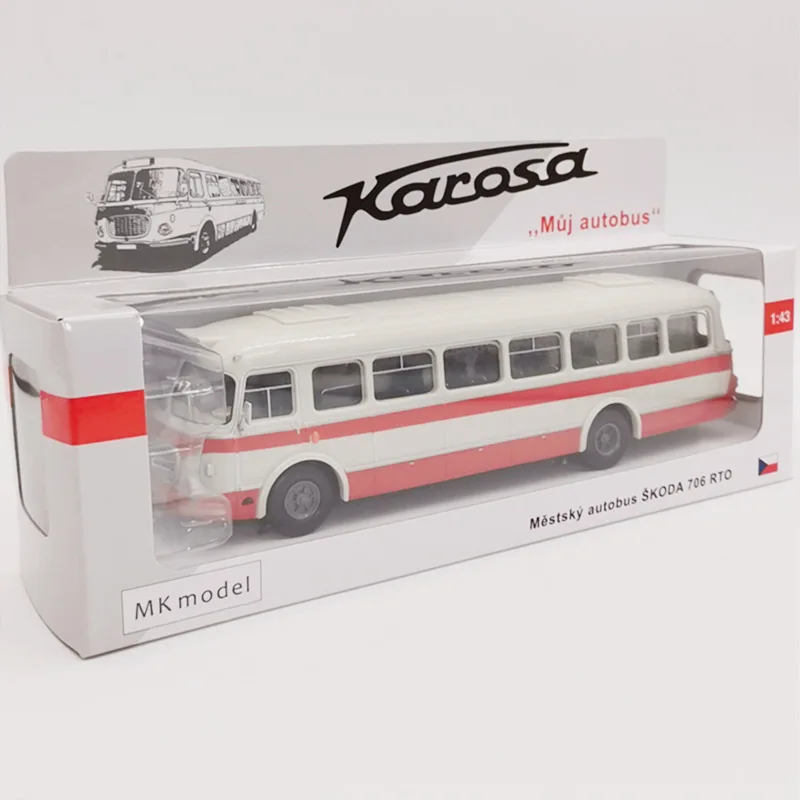 1:43 Skoda Corosa 706 ABS пластиковая модель автомобиля, высокая имитация классическая модель автобуса, изысканная коллекция подарков