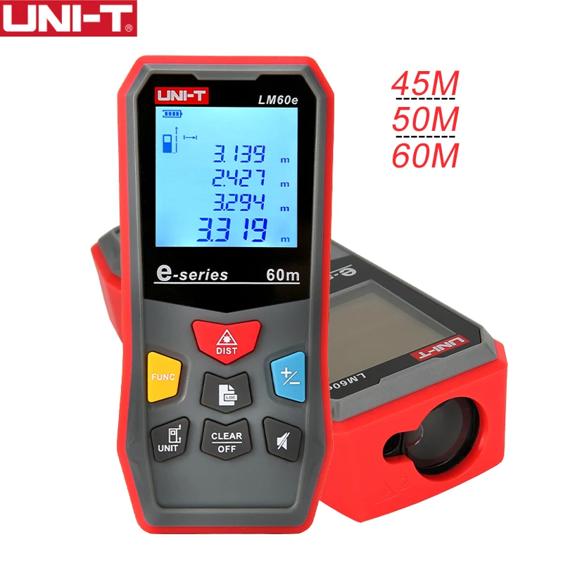 UNI-T Laser Distance Meter Handheld Mini Laser Rangefinder Digital LCD Tape Range Finder Diastimeter Measure 45M 50M 60M LM45E UNI-T Laser Distance Meter Handheld Mini Laser Rangefinder Digital LCD Tape Range Finder Diastimeter Measure 45M 50M 60M LM45E