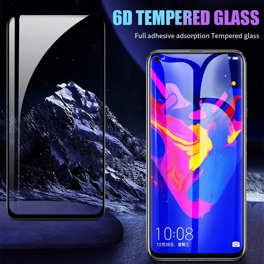 6D полное клеевое покрытие из закаленного стекла для huawei honor 8X 7X 9X Pro 8C Защита экрана для honor 20 20i 9 9i 10i 10 Lite пленка