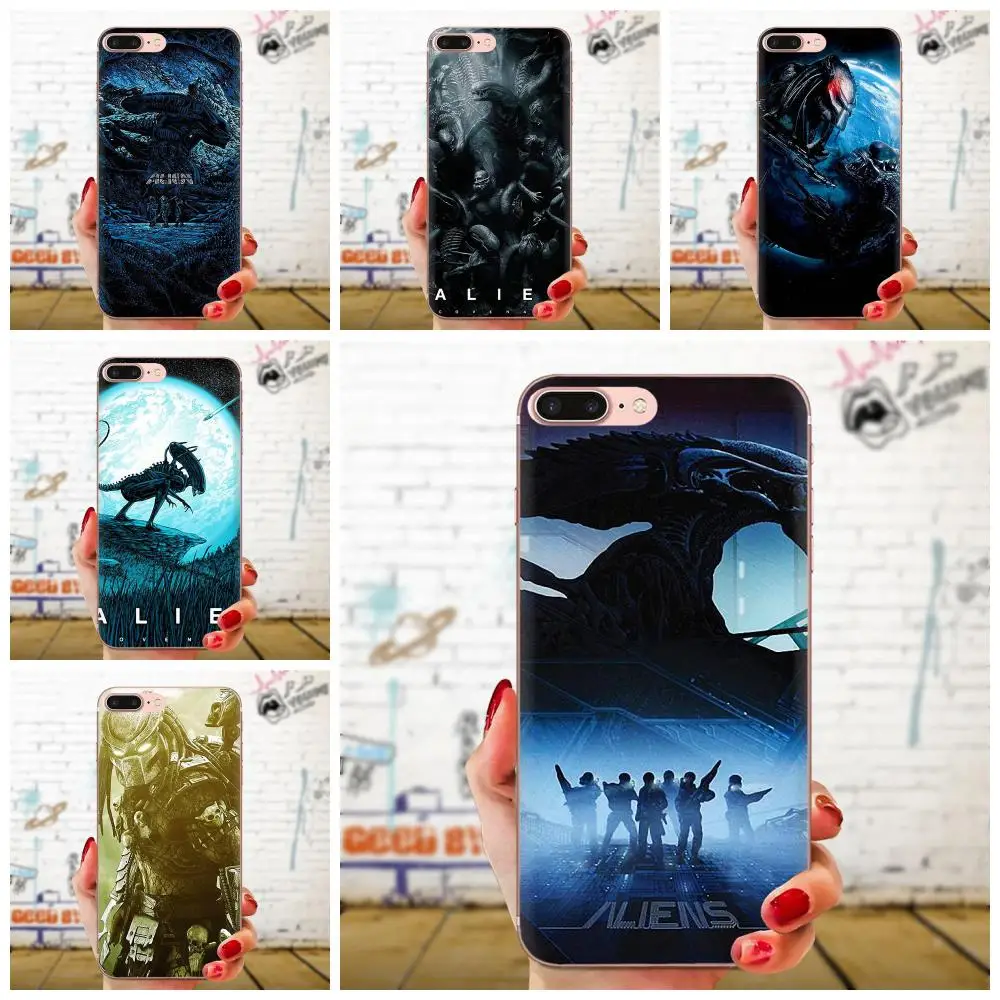 Xenomorph инопланетянин Хищник ТПУ с узором розового цвета для Huawei Honor 4C 5A 5C 5X6 6A 6X7 7A 7C