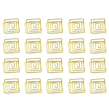 

Wire Shape Place Card Holder Stands, Table Name Number Holders, Paper Menu Picture Memo Note Photo Clip Holder Food Signs for We