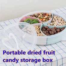 Портативная коробка для закусок коробка для хранения конфет коробка для хранения ювелирных изделий герметичный ящик для хранения кухонного хранения#4n29