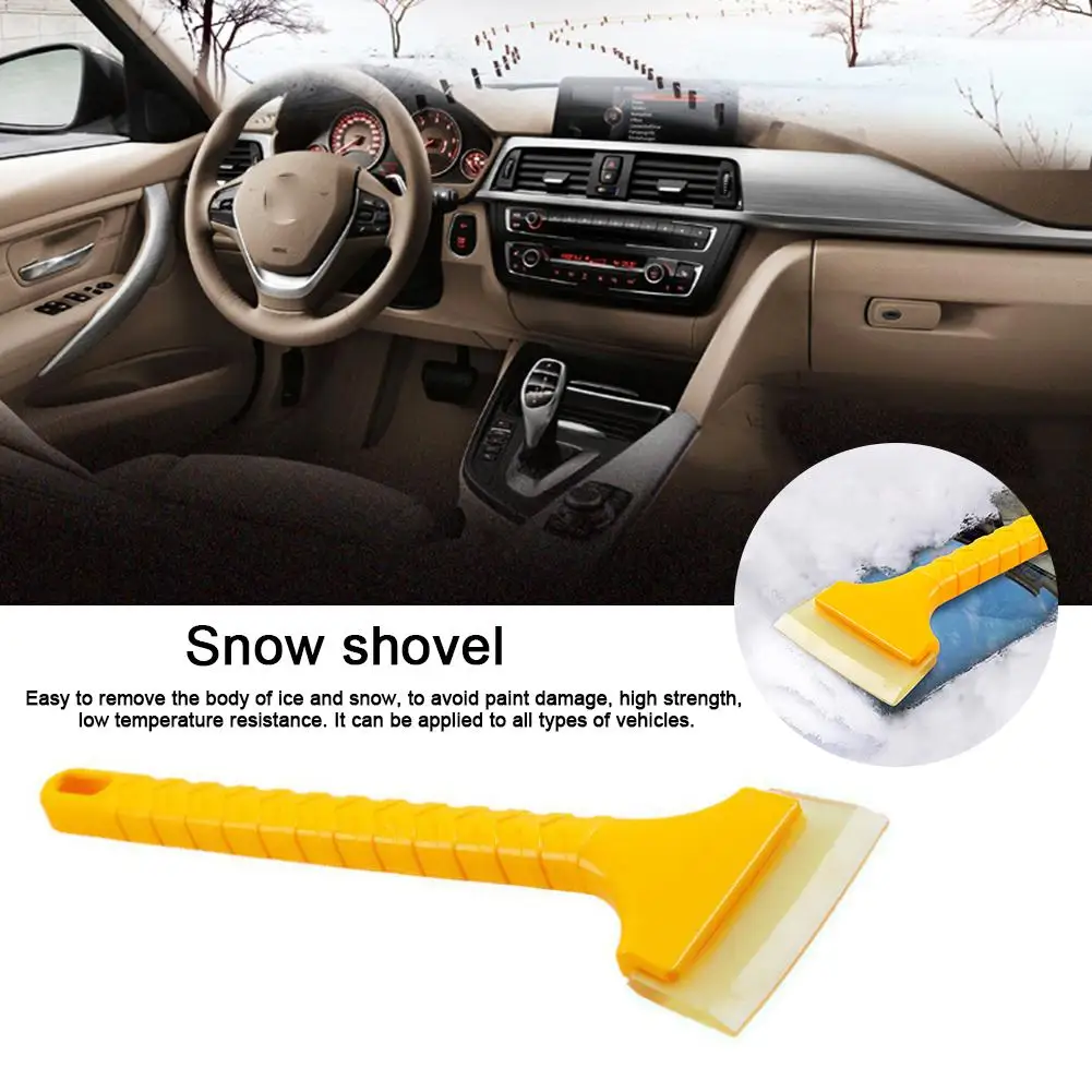 Прочный автомобиль зимнее лобовое стекло Снежная лопата, Лед Удаление Безвинтовой автомобиль снег удаление лопатка сухожилия скребок Мороз Лед Удаление снега