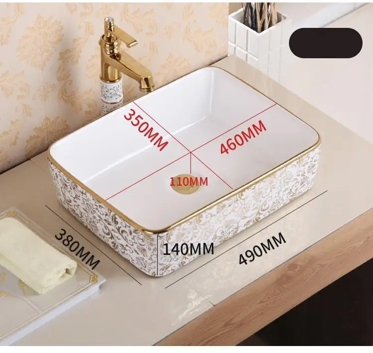 Lavatorio Wastafel Pia Para Banheiro Salle De Bain Wasbak Vessel Bowl Black Sobre Encimera Bathroom Basin Lavabo Sink Washbasin