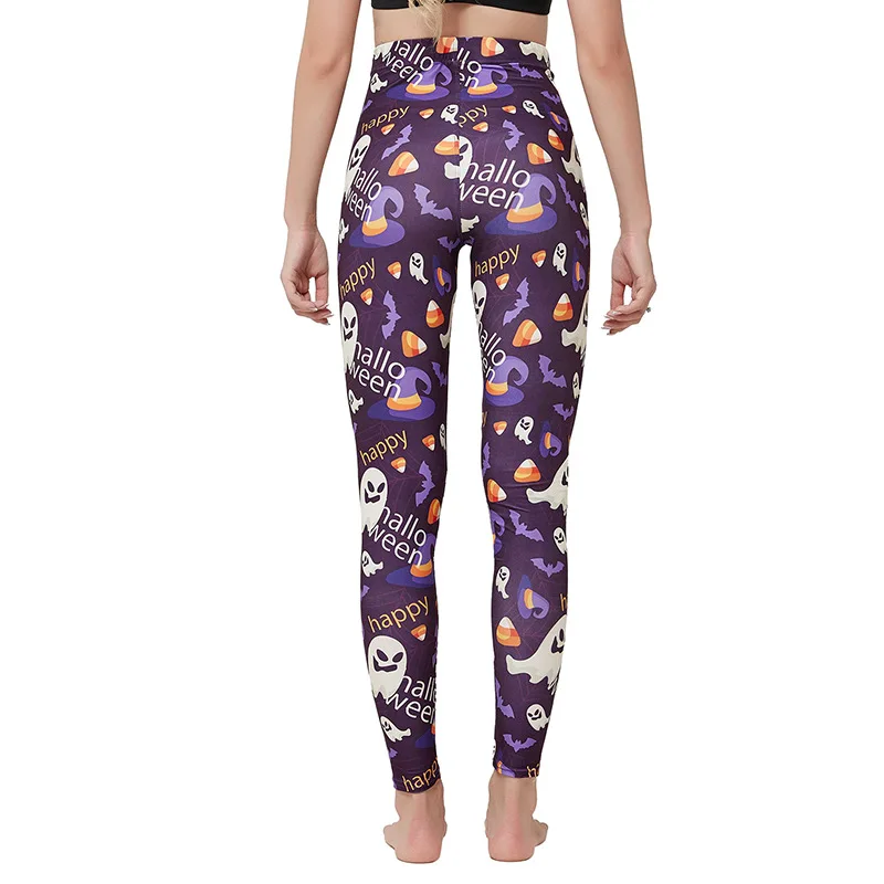 Halloween Women Casual Leggings Ghost Night Digital Printing Autumn and Winter Pencil Pants Female Sports Plus Size Trousers Halloween Women Casual Leggings Ghost Night Digital Printing Autumn and Winter Pencil Pants Female Sports Plus Size Trousers