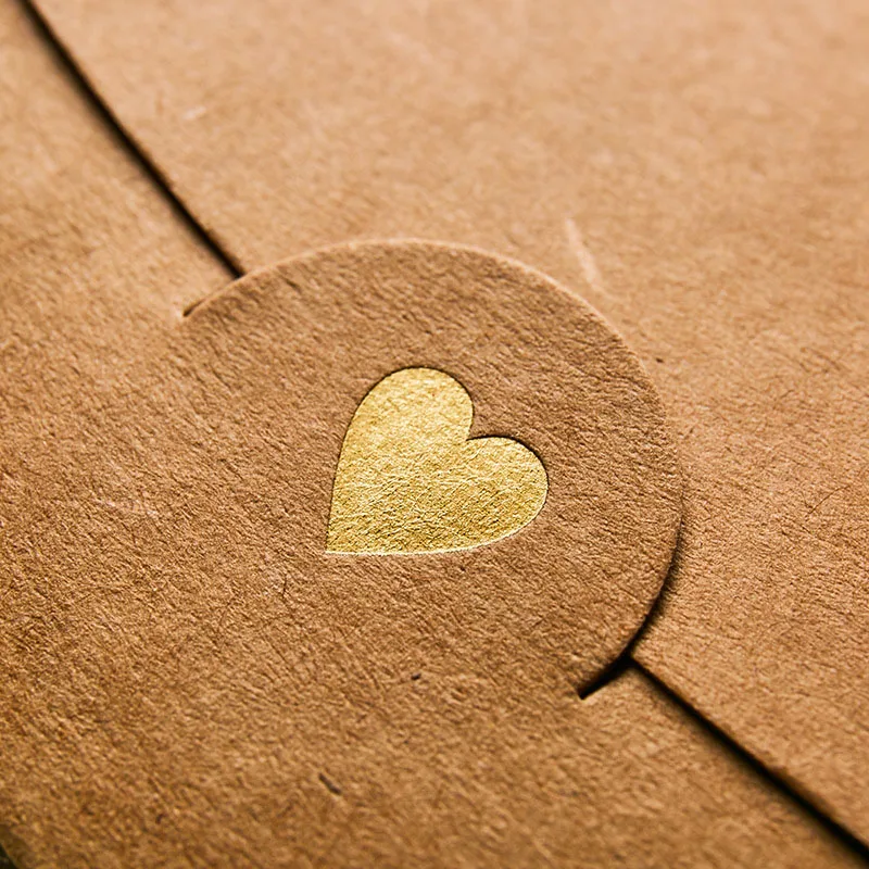 1 шт. сплошной цветная крафт-бумага конверт бронзирующий конверт с сердцами для свадебного приглашения подарки школьные офисные канцелярские принадлежности