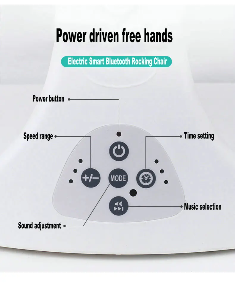 smart baby swing & bluetooth rocker