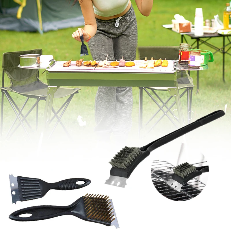 Weber Grill Brush Bbq Basting Brush Size:21x7.3CM(Approximately) Barbecue Cleaning Gifts Bbq Brush Supply Scraper Tool Gadget