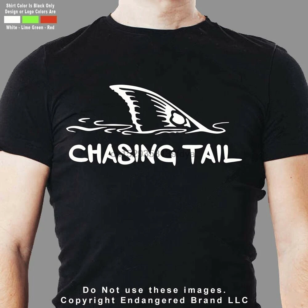 Fishing Chasing Tail Redfish Bonefish Red Bone fly Lure Bait Mens T Shirt | Мужская одежда