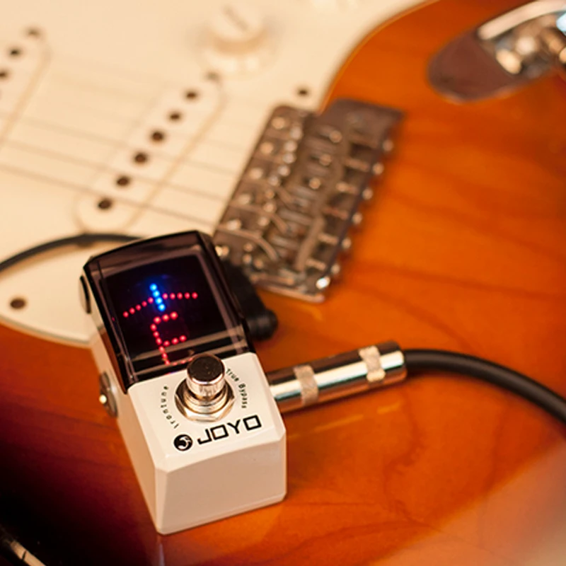 Мини тюнер JOYO JF 326 IRONMAN гитарный Педальный Stompbox Высокочувствительный