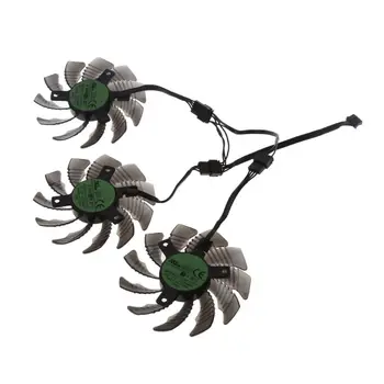 

3Pcs 75MM T128010SU 0.35A Graphics Video Card Cooling Fans for Gigabyte AORUS GTX 1060 1070 1080 G1 GTX 1070Ti 1080Ti