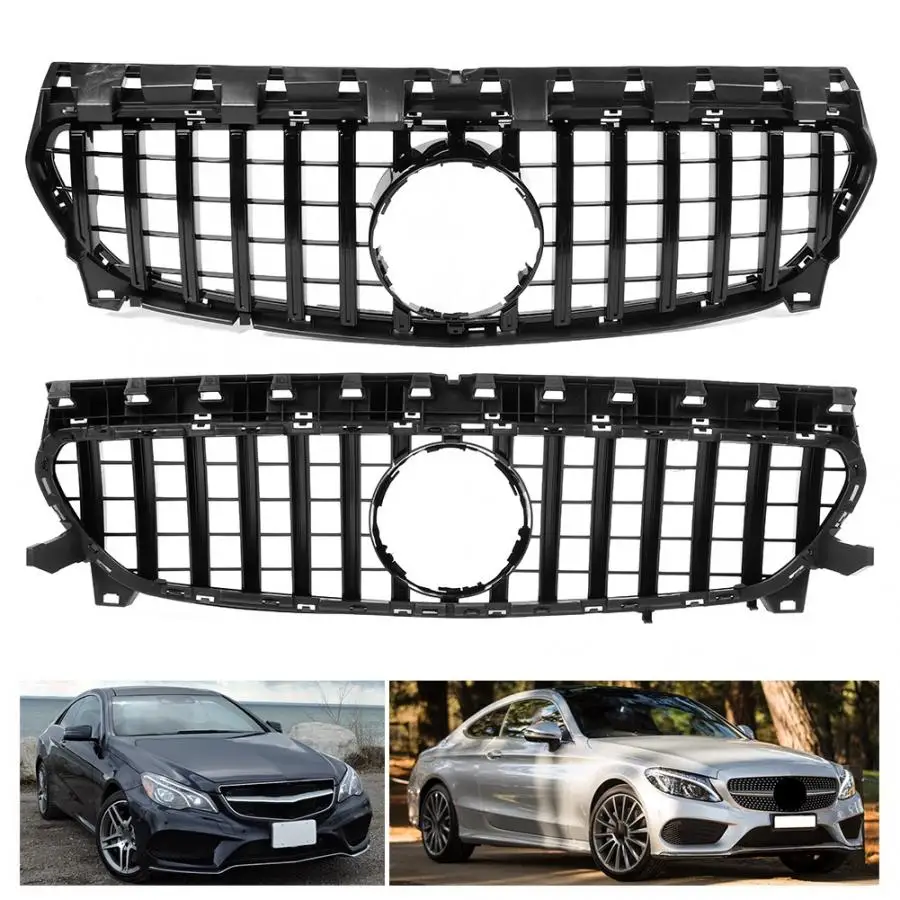 GT Решетка переднего бампера подходит для Mercedes Benz CLA класс W117 CLA200 CLA250 CLA45 AMG+ пианино черный