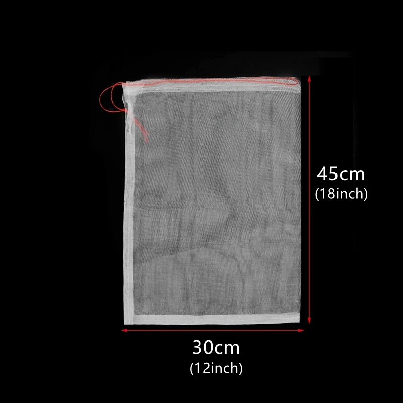 50 Pcs Fruit Bag Protection Insects Bug Net Barrier Bag Mesh Fruit Tree Protection Bags for Tomatoes Apples Grapes Grow Bags 