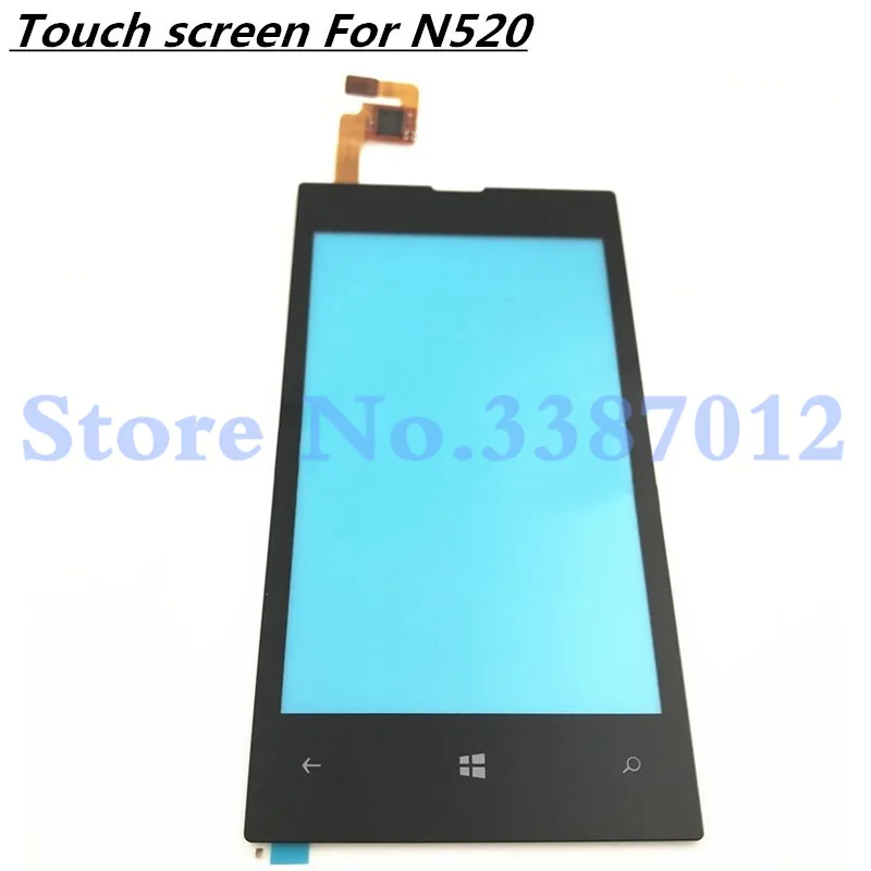 Передняя Сенсорная панель дигитайзер Датчик для Nokia Lumia 520 525 N520 N525 сенсорный экран