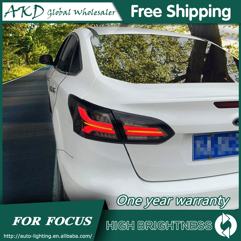 Задний фонарь для автомобиля Ford Focus- Focus Sedan задние фонари светодиодные противотуманные фары DRL дневные ходовые огни тюнинг автомобильные аксессуары