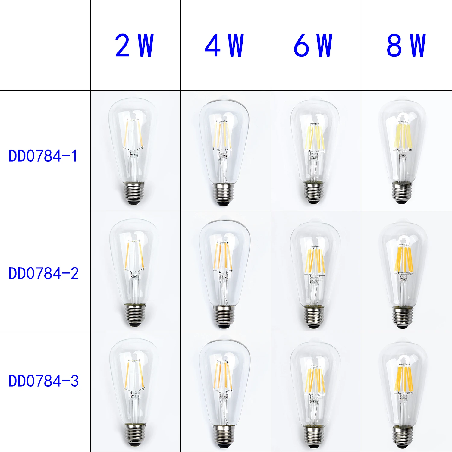 Холодный белый/теплый белый/желтый 2 Вт-8 Вт Edison ST64 E27 винтажный Ретро винтовой Светодиодный светильник накаливания