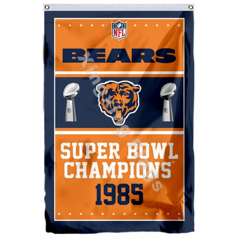 Chicago Bears касательно видоизмененного Флаг США 3ft X 5ft полиэстер баннер летающие Размеры № 4 90X150 см Изготовленный На Заказ Флаг - Цвет: H1