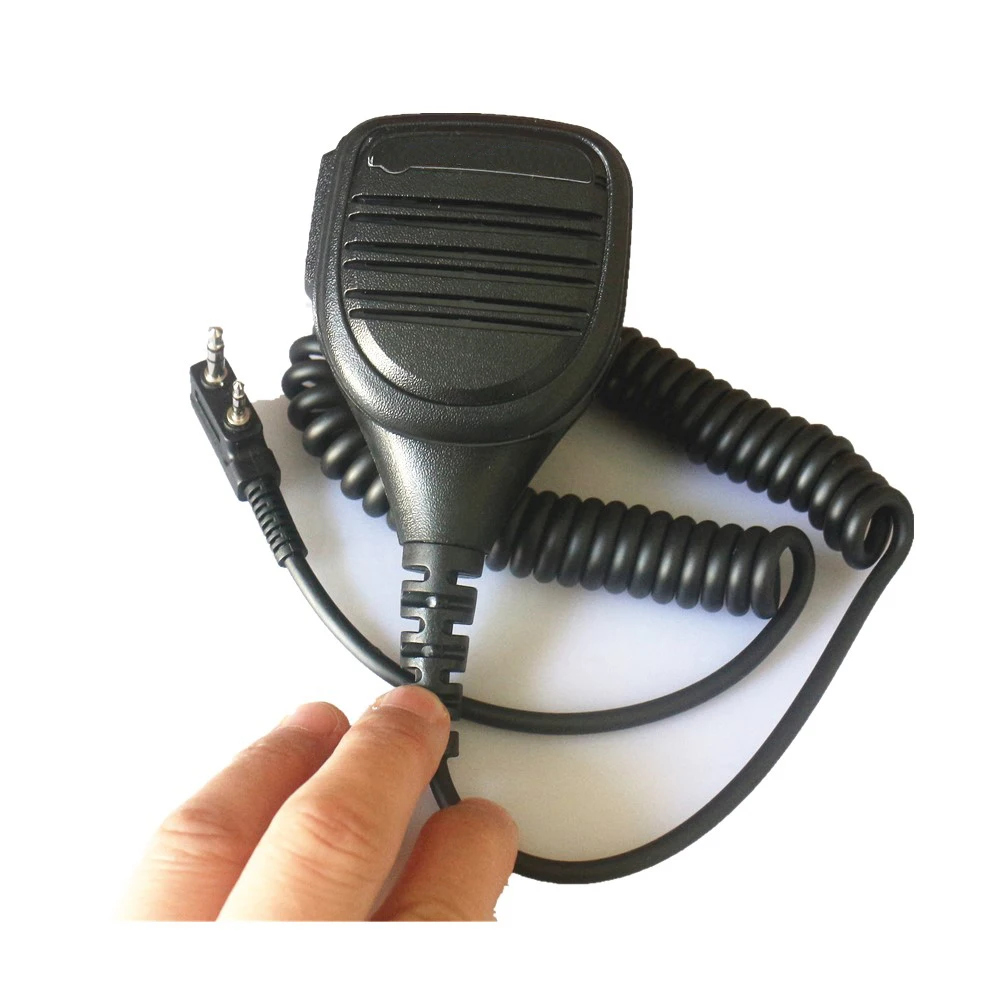 2 контактный Динамик Микрофон KMC 38 для Baofeng UV3R + Plus UV5RB UV5RC UV82 UV 8D B5 B6 A52 двухстороннее