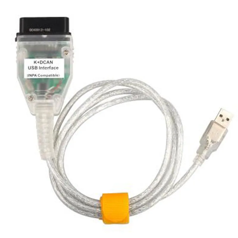 Белый INPA K+ DCAN USB интерфейс OBD может считывать диагностический сканер переключаемый INPA DIS SSS NCS кодирование