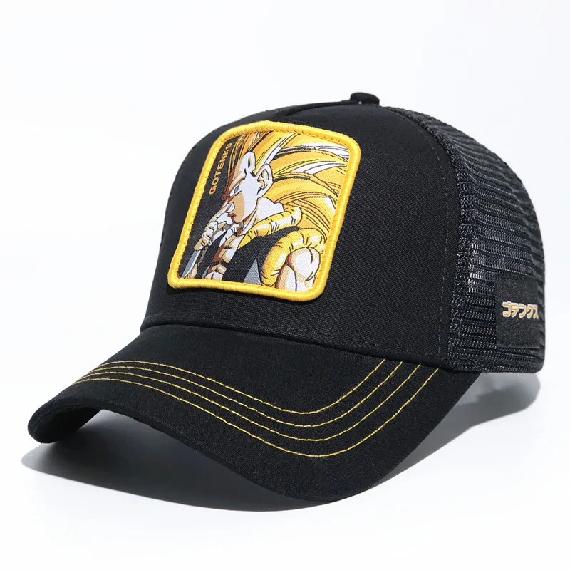 

New Style Dragon Ball Hat Sun Wukong Baseball Cap Hot Selling Brim Hat Dunhuang AliExpress Mesh Cap