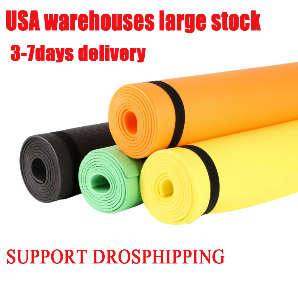 

4MM EVA Yoga Mats Anti-slip Blanket Gymnastic Sport Health Lose Weight Fitness Exercise Pad Women Sport Yoga Mat