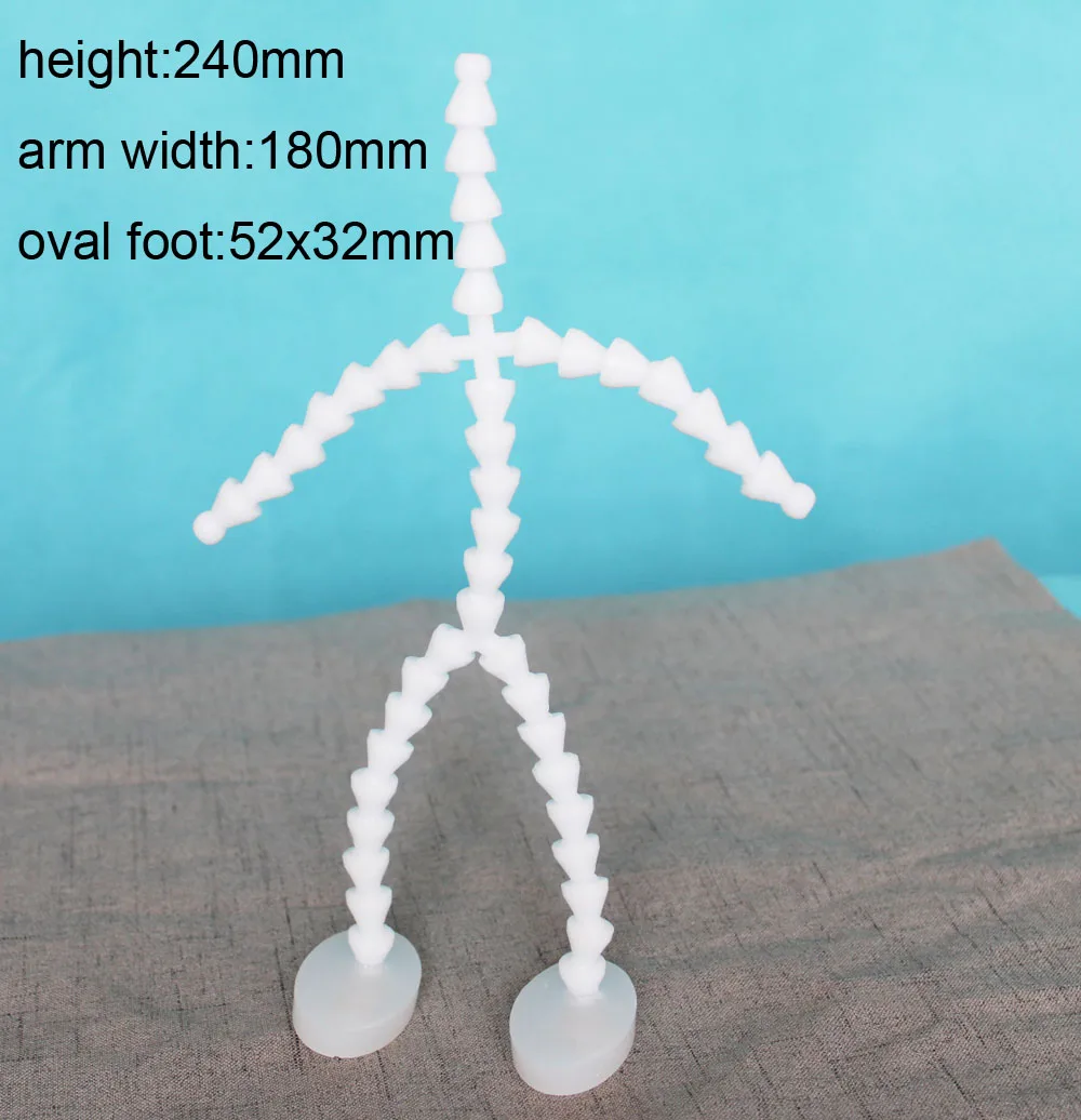 1pcs/lot Masckaszem exclusive 240x180mm hot sale New stand movable skeleton joint toy plush materials --style option 4