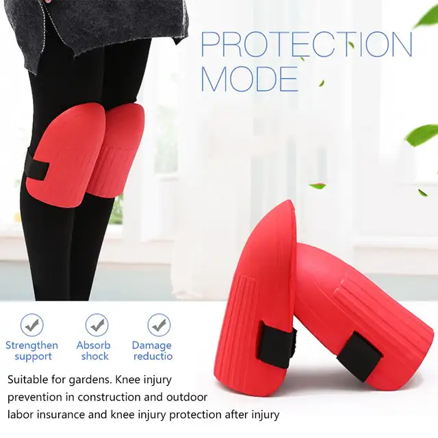 1 Pár 19*15 Cm Állítható Kertészeti Eva Hab Professzionális Térdpárnák Vízálló Puha Habpárna Hevederekkel - Image 4