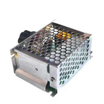

AC 110V-220V 4000W High Power Thyristor SCR Adjustable Motor Speed Controller Dimmers Voltage Regulator Thermostat