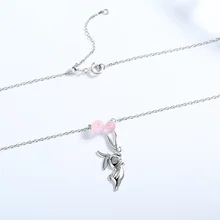 TS-XL005, высокое качество,, милый испанский медведь, драгоценный камень, ожерелье, ювелирное изделие, женское ювелирное изделие, ожерелье из стерлингового серебра