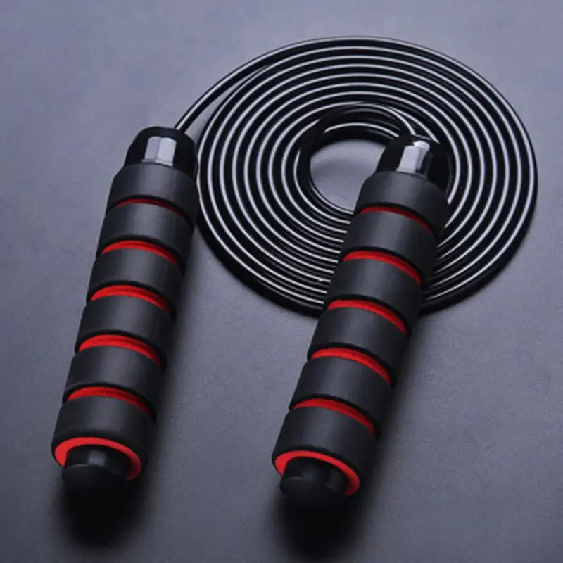 

High weight rope skipping，Foam handle and wire rope ，Adjustable length，Suitable for gym exercise