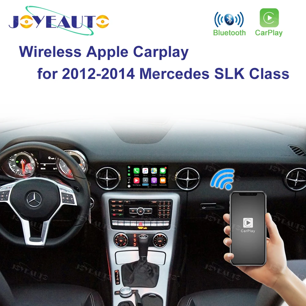 Joyeauto Беспроводной Wi Fi Apple Carplay для Mercedes SLK class 2011 2015 NTG4.5/NTG4.7 Car play Поддержка камеры