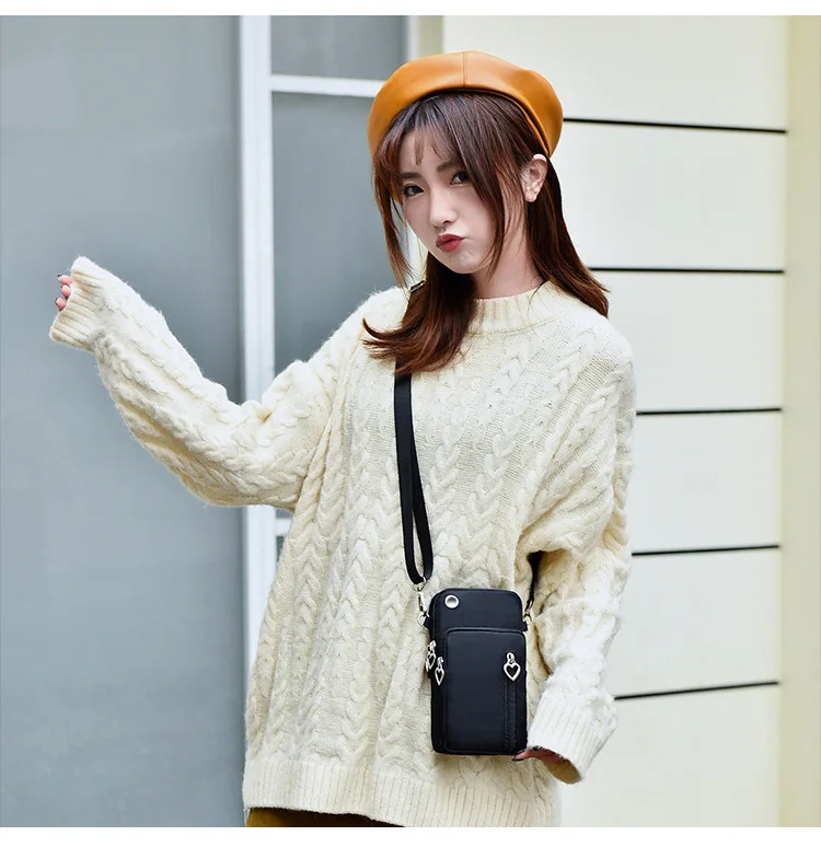 Universal Mobile Phone Bag For Samsung/iPhone/Huawei/HTC/LG Case Wallet Outdoor Sport Arm Purse Shoulder Bag Women Phone Pouch