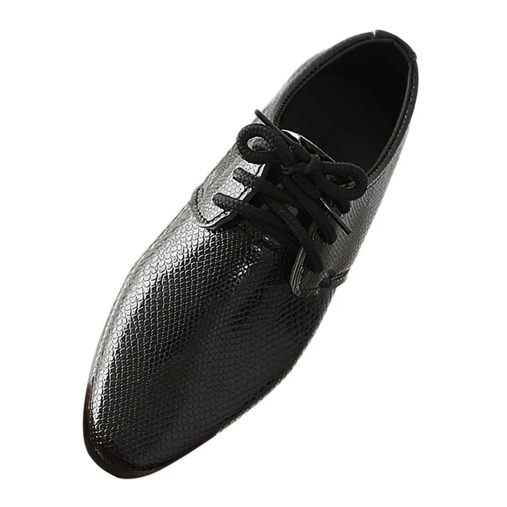 Kids Shoes Leather Shoes Soft Hand Feeling Children Infant Kids Baby Boys British Style Student Perform Casual Shoes 10