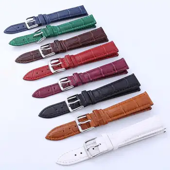 

Hot Sale High Quality Watch Strap Watches Band Men 12MM/14MM/16MM/18MM/20MM/22MM/24MM 1PC Genuine Leather Women Watchband