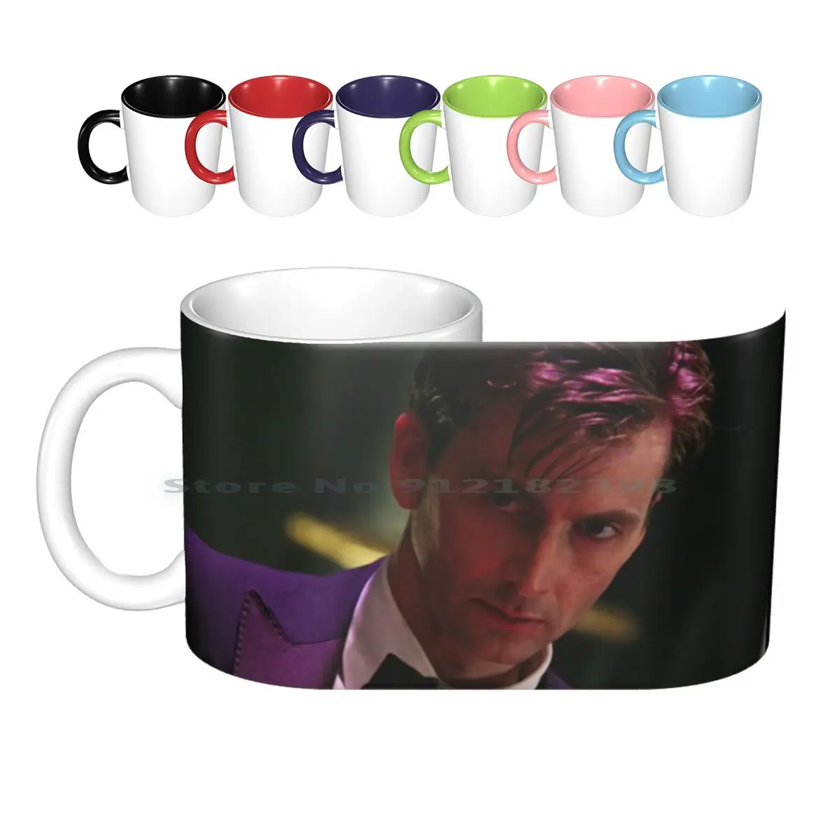 David Tennant As Hamlet Ceramic Mugs Coffee Cups Milk Tea Mug David