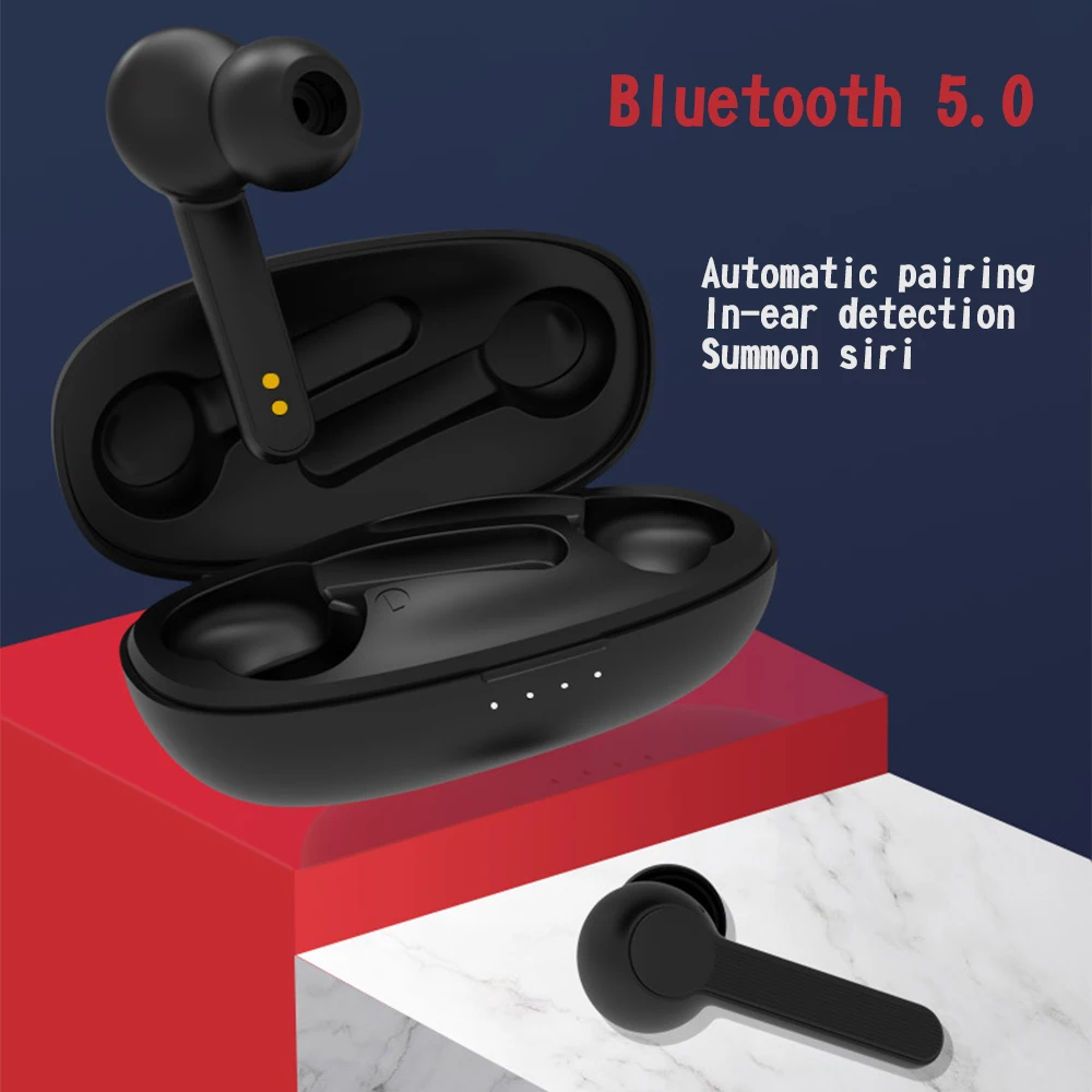 

I27 TWS 5.0 bluetooth earphone wireless earphones with Microphone waterproof Earphone Sports Earbuds In-ear detection 11.18